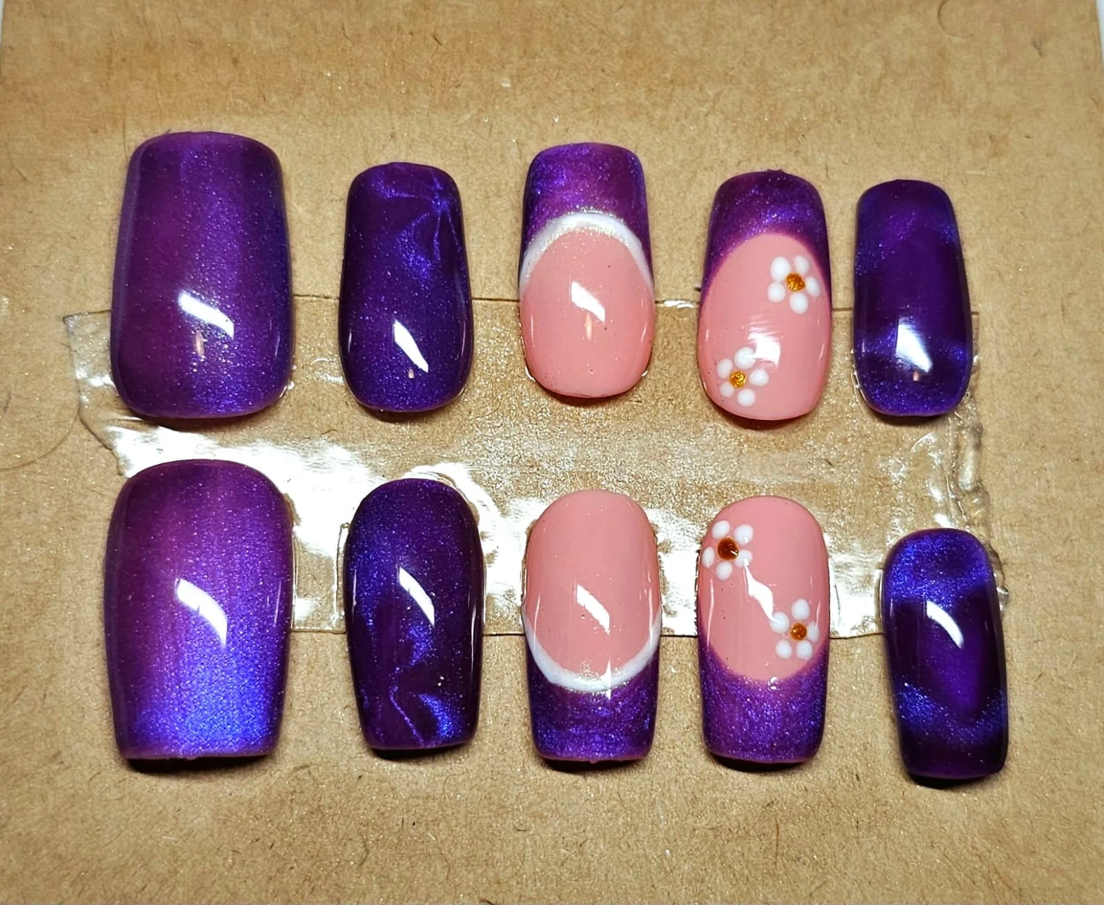 Amethyst French Nails